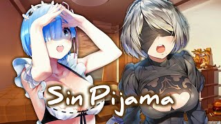 「Nightcore」Sin Pijama (Switching Vocals)