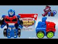 Playskool Heroes Transformers Rescue Bots Academy Mini Bot Racers Review.