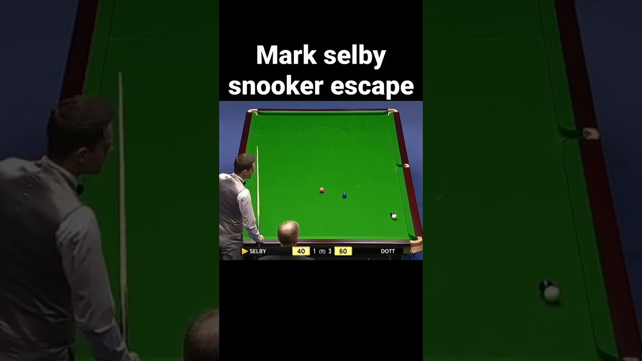 Mark Selby best Snooker Escape #snooker #shorts #escape