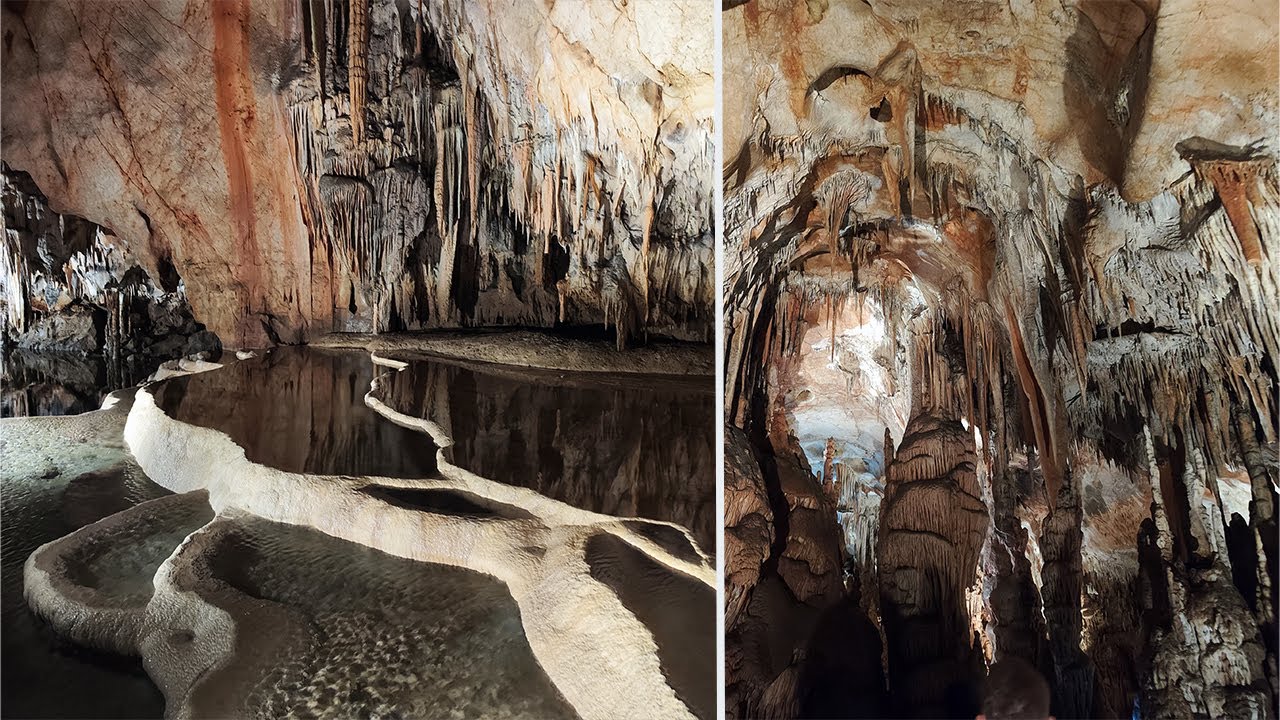 Jaskina Domica. Неймовірної краси печера в Словаччині.