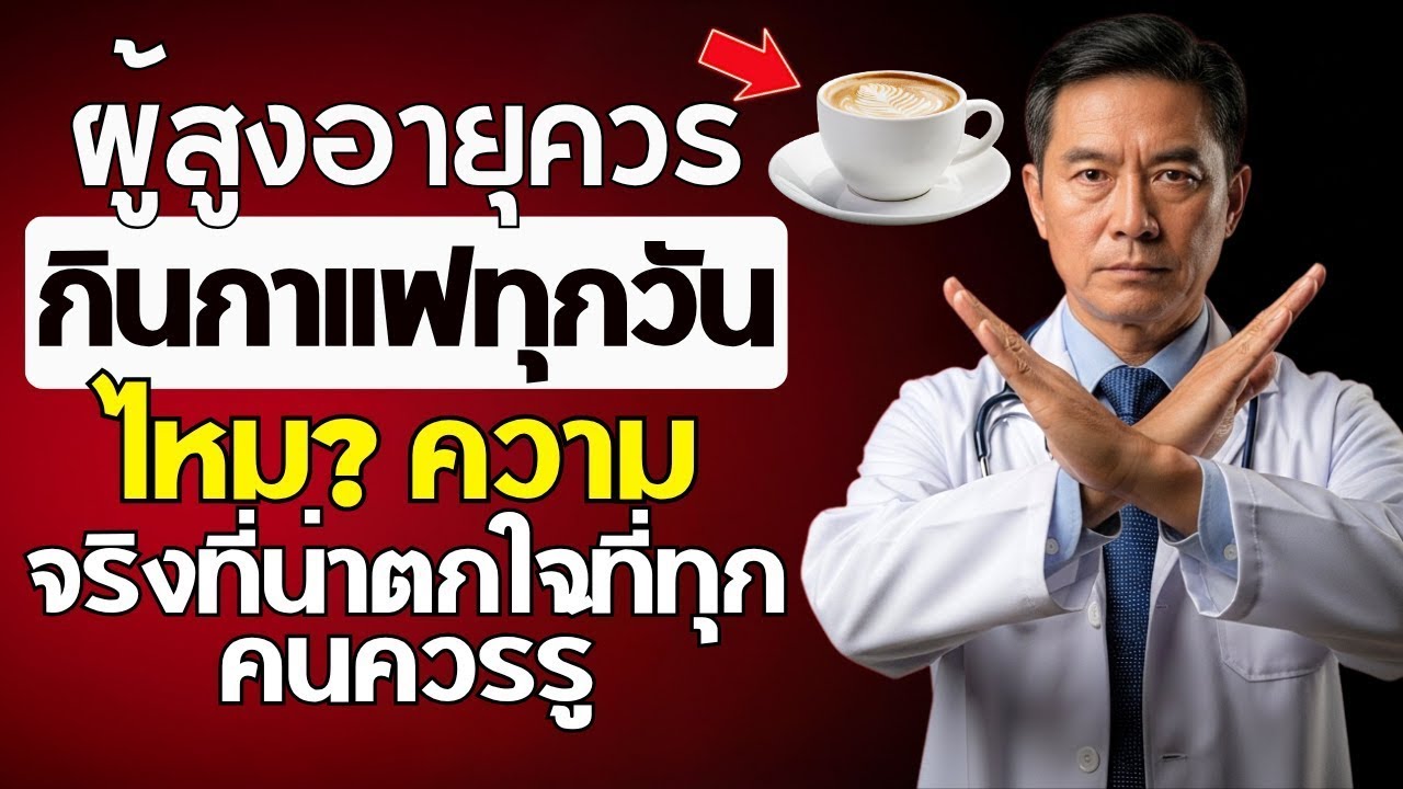 อายุ 65+ ดื่มกาแฟทุกวันอันตรายจริงไหม? ความลับสุขภาพที่คนวัยเกษียณต้องรู้เพื่ออายุที่ยืนยาว