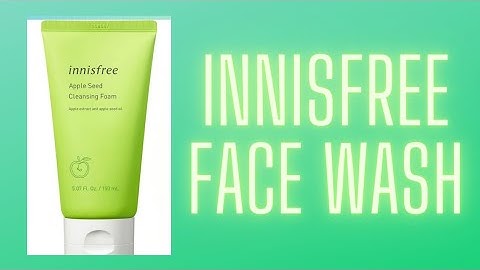 Apple seed cleansing foam innisfree review