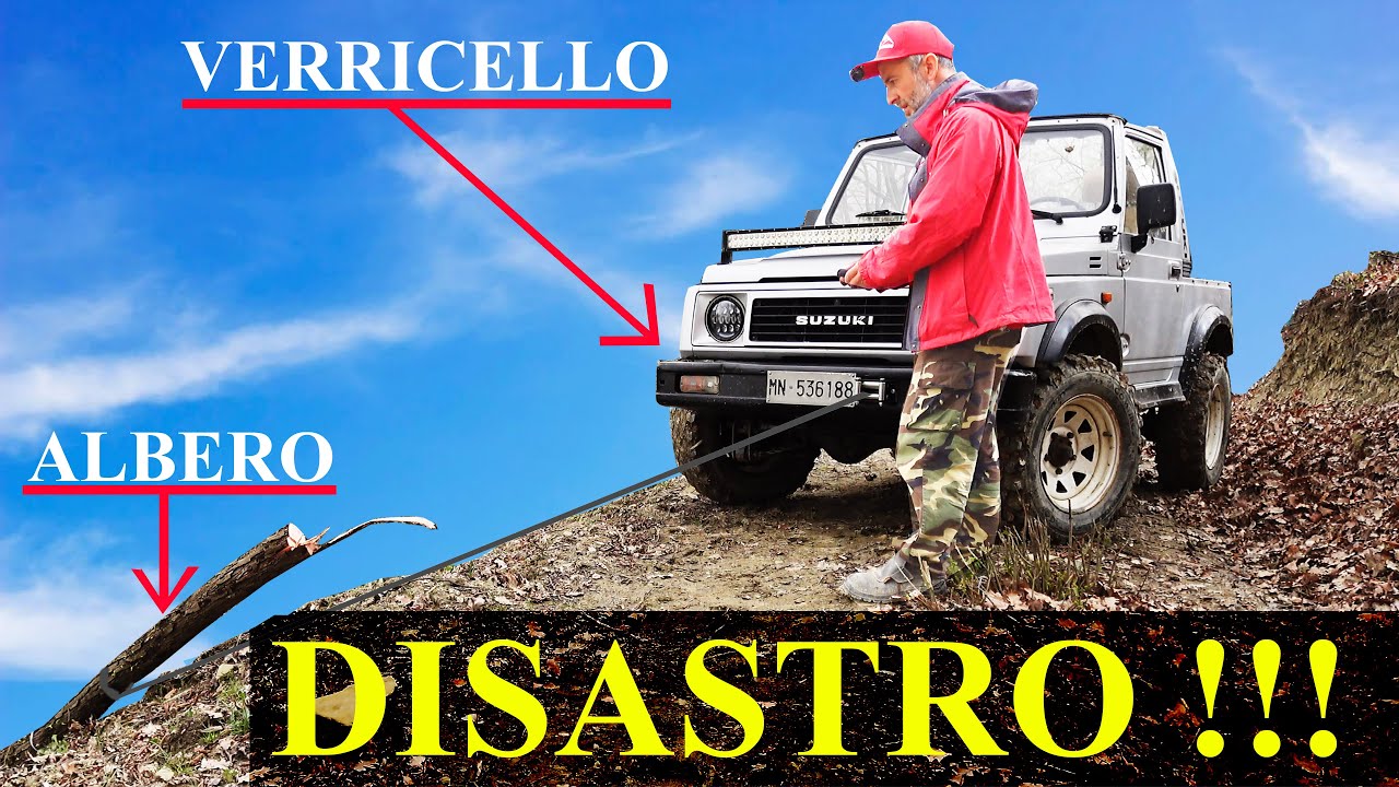 Verricello Rhino sul Suzuki Samurai. Non è andata come previsto!