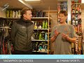 Choosing skis and ski boots for beginner, intermediate and advanced skiers.