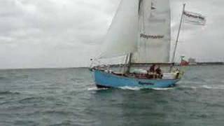 Lively Lady leaving Melbourne - 3