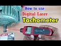 How to use Digital Laser Tachometer to measure induction motor rpm | Urdu/Hindi | UNI-T 372