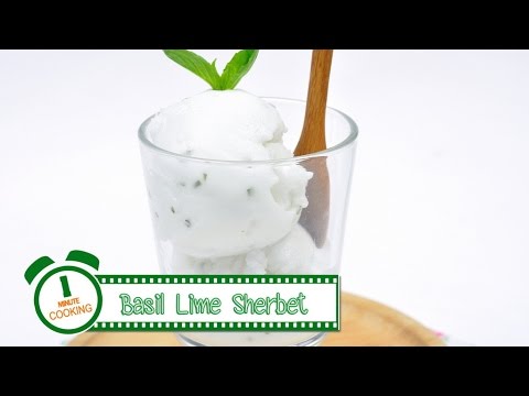 เชอร์เบทมะนาวโหระพา | 1 Minute Cooking