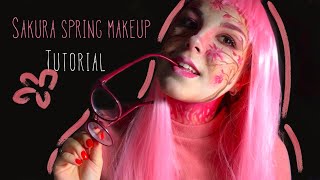 Весенний грим  Сакуры| Spring Sakura makeup tutorial