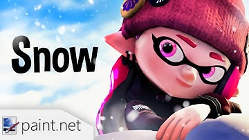 How to Make Snow for your Posters (Paint.NET)