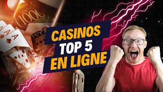 TOP 5 des Meilleurs casinos en ligne 🎰 Comparatif Fiable   Bonus Exclusifs