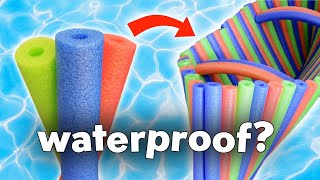 Can You Build a Waterproof Boat out of Pool Noodles?