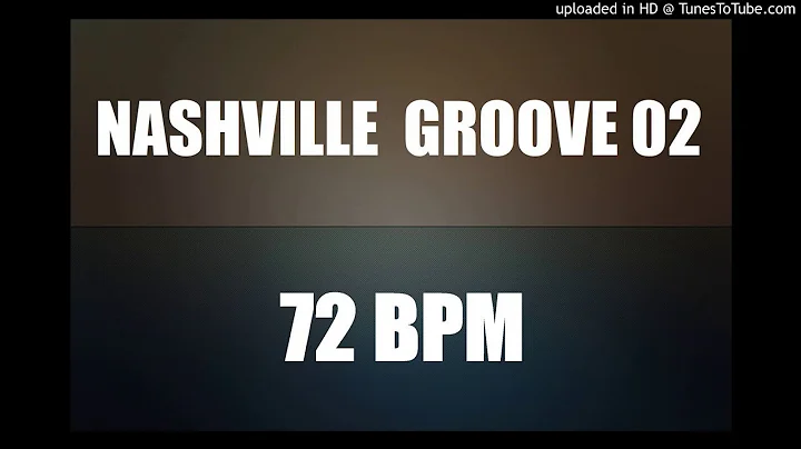 Nashville Groove 72 BPM - Drum Backing Track - Country 02
