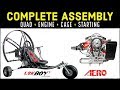 BlackHawk Paramotor: LowBoy III Quad & Aero 1000 Assembly Video