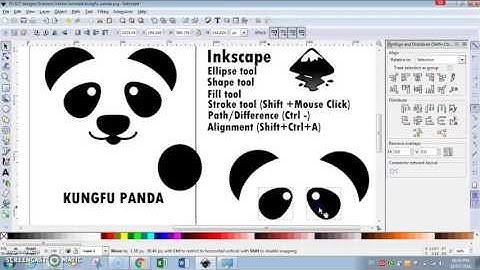 Inkscape Expert Tutorial - Stroke Hotkey!  & Path Methods (Difference)