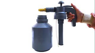 DIY PVC   Make Pressure Spray Bottle At Home