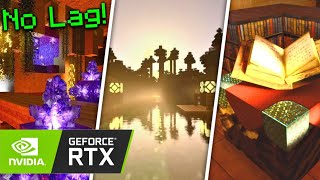 Top 5 No Lag RTX Shaders For MCPE 1.18! - Minecraft Bedrock Edition