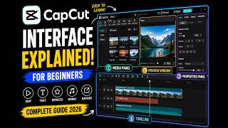 CapCut Interface Explained for Beginners (2026) | Complete Tour