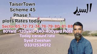 TaiserTown scheme 45 phase 1 caraunt plots Rates May 2024