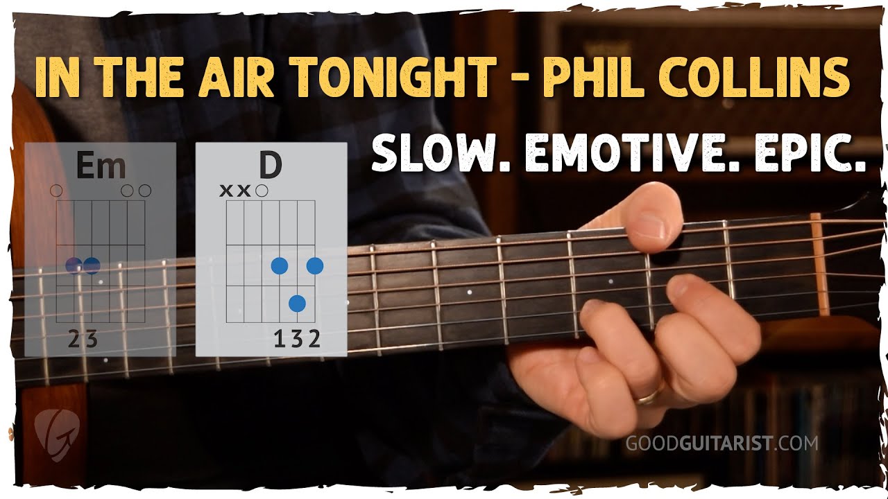Tutorials Tonight In The Air Tonight - Easy Guitar Chords & Strumming Tutorial - YouTube