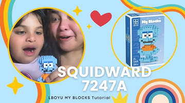 LEGO MINI BUILDS SQUIDWARD 7247A MY BLOCKS TUTORIAL