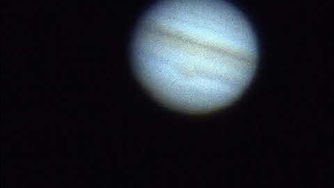 Jupiter live video using  Celestron Neximage 10 mounted to a CPC1100, no barlow