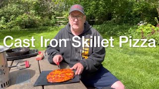 Cast Iron Skillet Pizza.