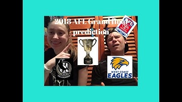 2018 AFL grand final prediction
