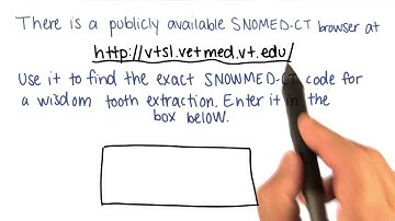 SNOMED Quiz - Georgia Tech - Health Informatics in the Cloud