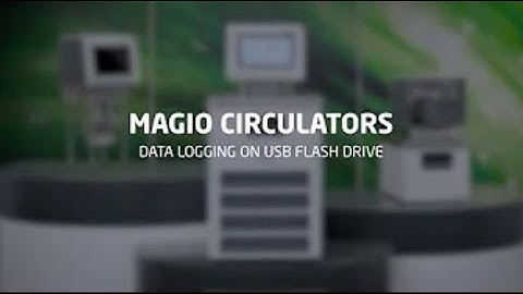 MAGIO   Data logging on usb flash drive |  JULABO | SRICO