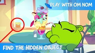 find the hidden object om nom stories waiter cut the rope