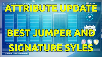 BEST JUMPER AND SIGNATURE STYLES IN NBA 2K16 - ATTRIBUTE UPDATE (99 OVERALL)