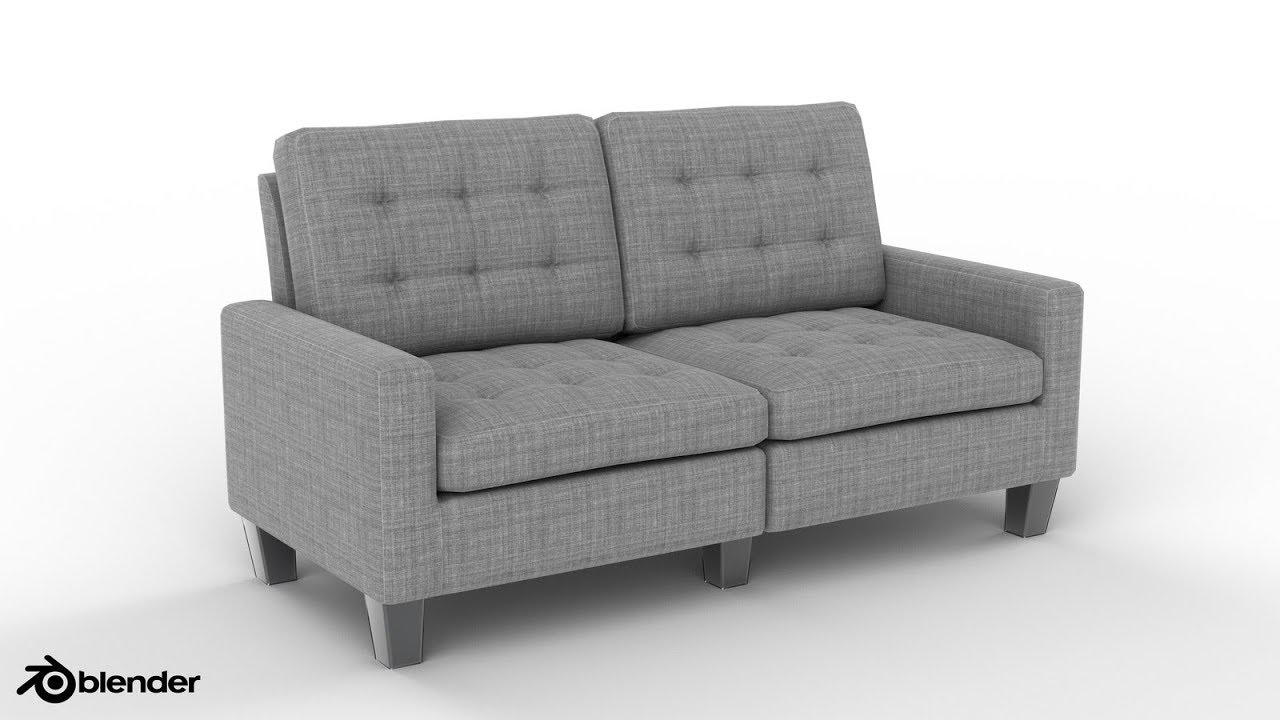  Blender  Sofa  Modeling Tutorial YouTube
