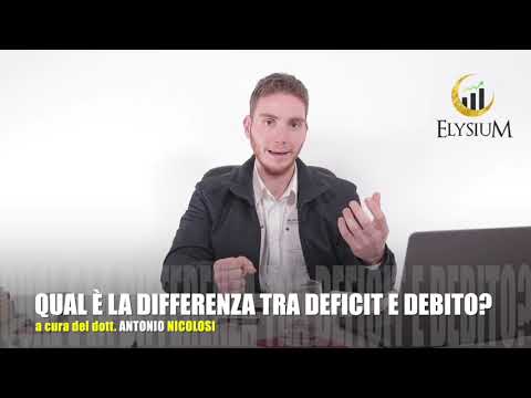 Video: Differenza Tra Deficit E Debito