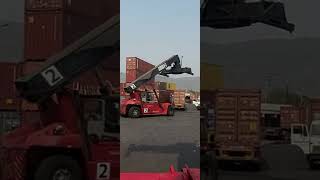 Reach Stacker kalmar accident video palace like follow kre