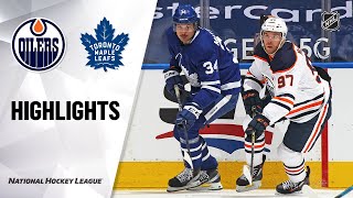 Oilers @ Maple Leafs 3/27/21 | NHL Highlights