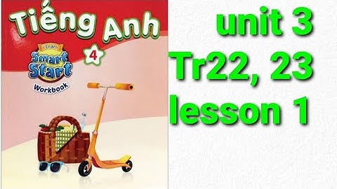 Giải sách bài tập tiếng anh lớp 4 unit 3 weather lesson 1 trang 22,23 workbook i-learn smart start 