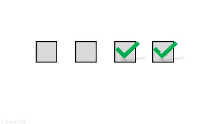 Clickable Check Mark in PowerPoint