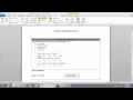 Entering the VB Code for the Checkboxes - Checklist Survey in Microsoft Word 2010 (part 6 of 9)