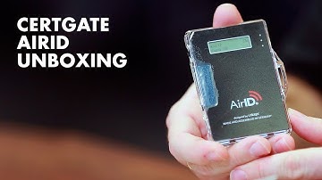 Certgate AirID Wireless Smart Card Reader - REAL Unboxings