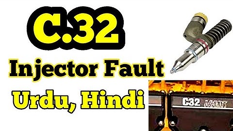 C32 injector Troubleshooting | Injector Open Circuit in CAT C32 Engine. Hindi / Urdu Language