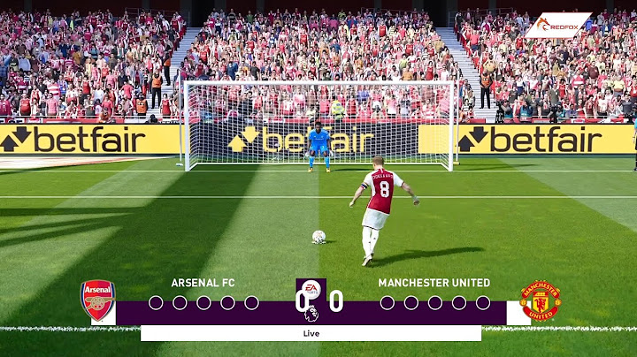บิ๊กแมตช์พรีเมียร์ลีก อาร์เซน่อล พบ แมนยู ดวลจุดโทษ PES2021