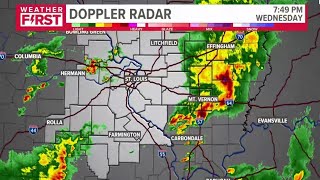 WATCH LIVE: Storms continue to move through St. Louis area