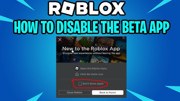 [UPDATE] How To Disable The Beta App! New "Dont ask again" Button!