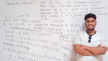 Modern Algebra || Ring Theory || Lecture-34 || Irreducible Elements || By Mr. Parveen Kumar