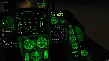 DCS Noob: F-16C ILS landing practice in bad weather