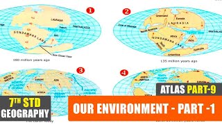 7th std atlas part 9 our environment part 1 class 7 geography school atlas