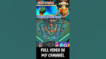 No Strings Attached | Easy 3 Star Attack! #coc #cocchallenges #nostringsattached