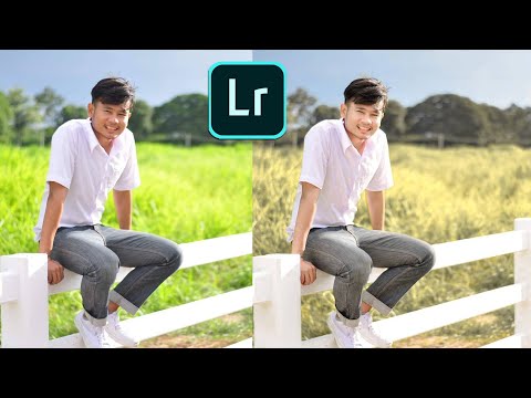 สอนแต่งภาพโดย Lightroom มือถือ โทนข้าวสาลี