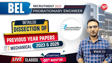 Detailed Dissection/Analysis of BEL PE Mechanical Previous year papers (2023,2025)