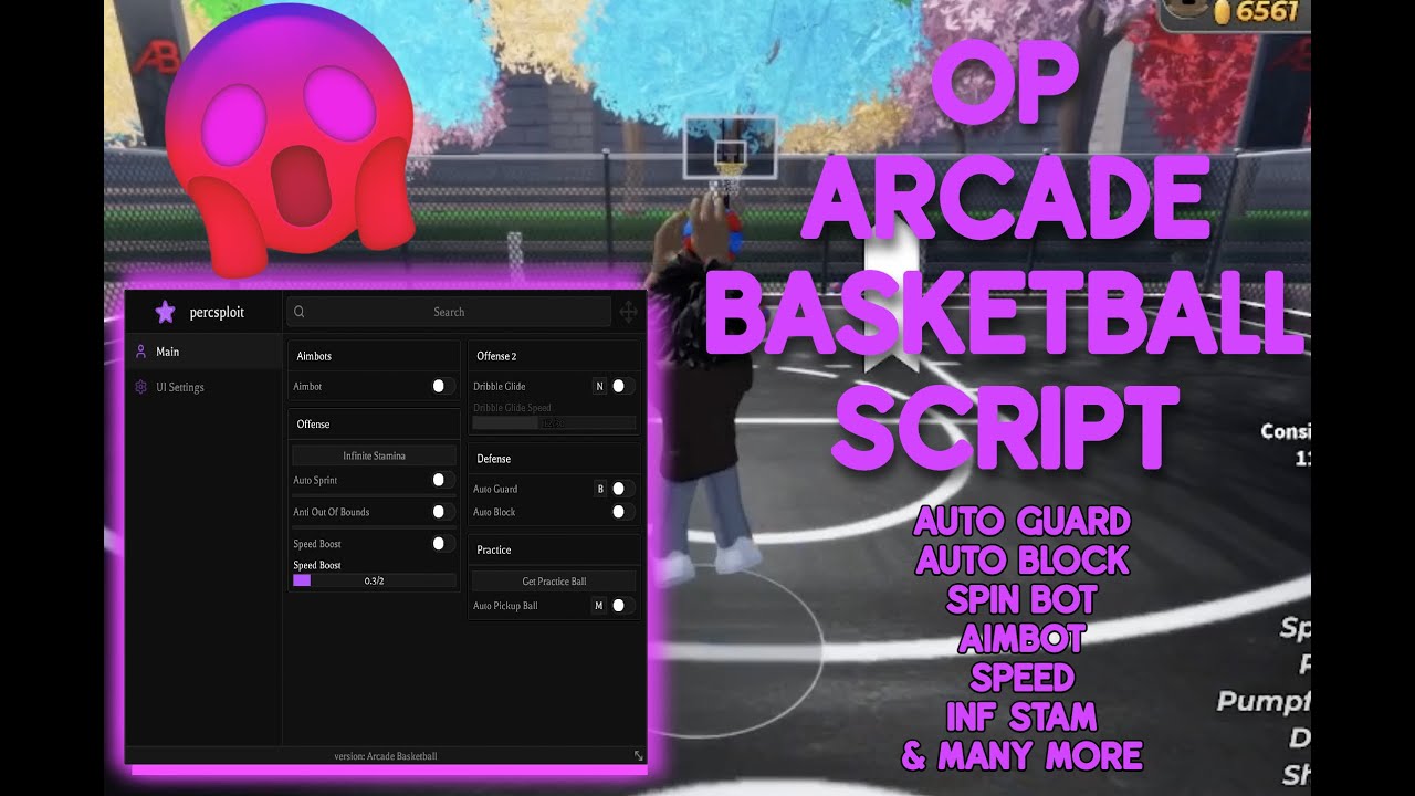 [ 🔥] OP ARCADE BASKETBALL SCRIPT (AUTO BLOCK, AUTO GUARD, SPEED, AIMBOT ...